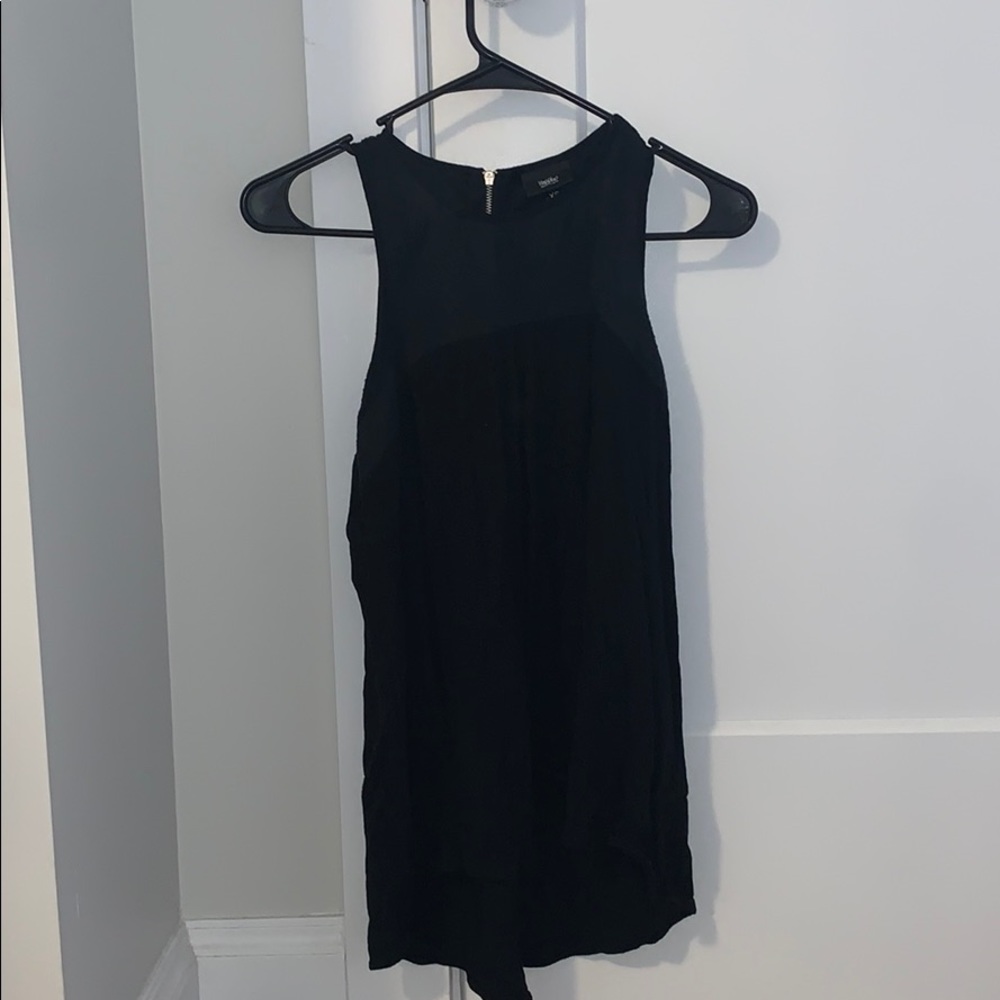 Black tank top